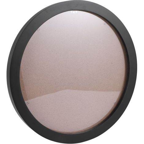 Cadre Photo Bois Rond 10 Pouces Support Mural Créatif Cadeau Déco DIY Noir