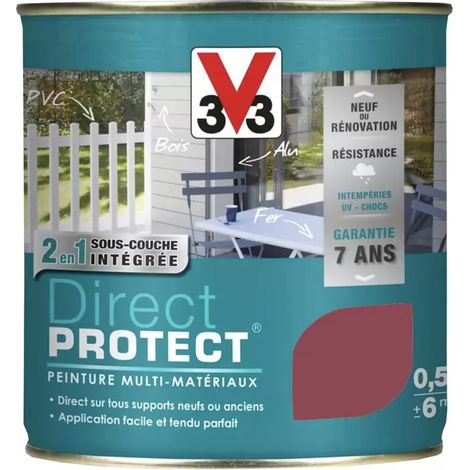 Peinture Glycéro Multi-matériaux V33 Direct Protect Hibiscus 0,5 L (1/3)
