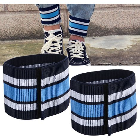 Sangle de jambe pour vélo, brassard de sécurité cyclisme, accessoire VTT et équipement cycliste. (1/5)