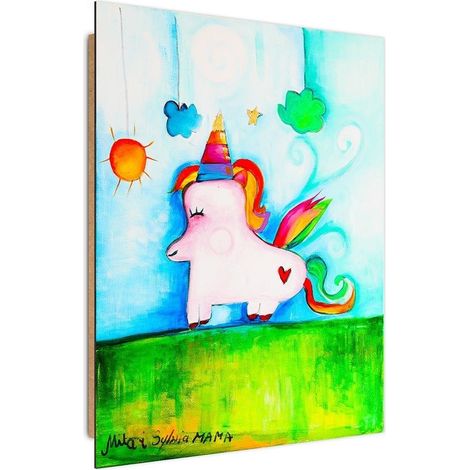 Quadro deco panel, Unicorno - 70x100 (1/5)