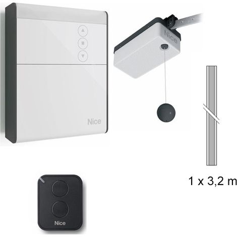 SPYKIT 650 Motorisation portes de garage NICE 24V, avec rail