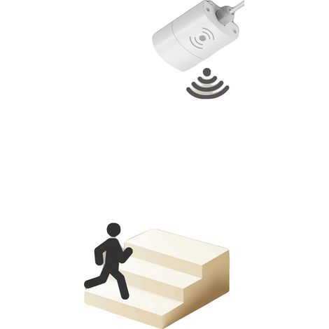 Lámpara LED para baño, sensor de movimiento, diseño conectable, 1 unidad, Sí (1/2)