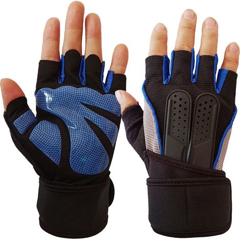 Gants d'entraînement demi-doigts respirants, antidérapants, à dégagement rapide, sûrs et ergonomiques, unisexes (1/5)