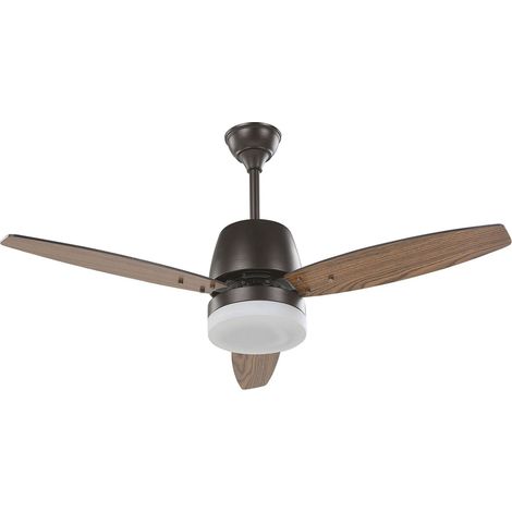 Deckenventilator mit Licht MLAVA mit Fernbedienung Braun