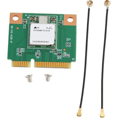 Carte Wi-Fi double bande 2,4 GHz/5 GHz avec câble intégré, format compact, installation simple, module sans fil 1200 Mbps (1/5)