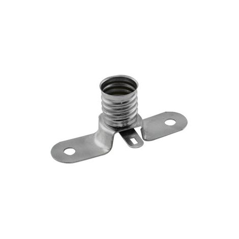 Douille métallique MIÑONET E-10 pour ampoules E10, basse tension et installation facile