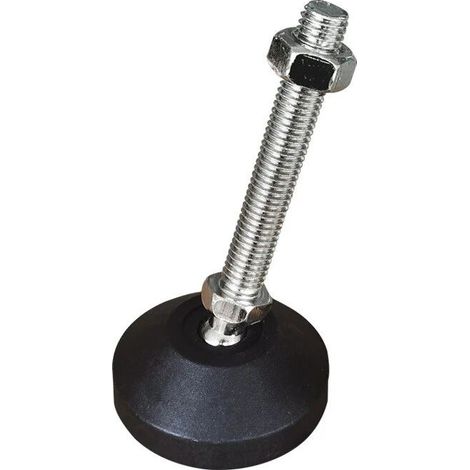 Pieds de Support - Réglables M8 - Base Pivotante 45° - Nivellement Articulé - Pour Meubles Industriels et Équipements - 4 Pièces (1/5)