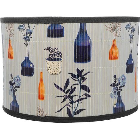 Abat-jour décoratif en bambou compatible avec les plafonniers pour usage domestique (1/5)
