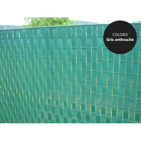 Lanière PVC pour palissade 60 m – Largeur 50 mm – 100 % occultation – Résistante aux intempéries – Couleur vert foncé – Jardideco