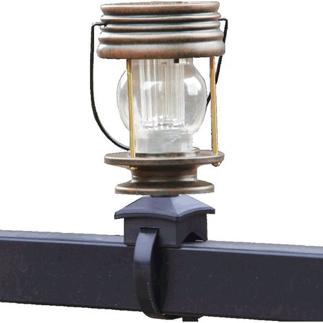 KOWOLL Lot de 2 lanternes solaires suspendues pour jardin extérieur, lampe de table LED vintage avec poignée (lumière chaude) (1/5)