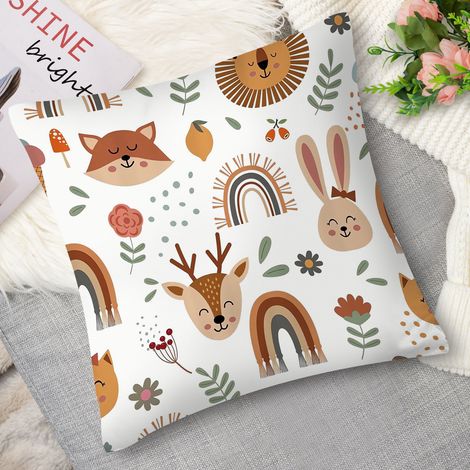 Housse de coussin bébés animaux, craquant (1/5)