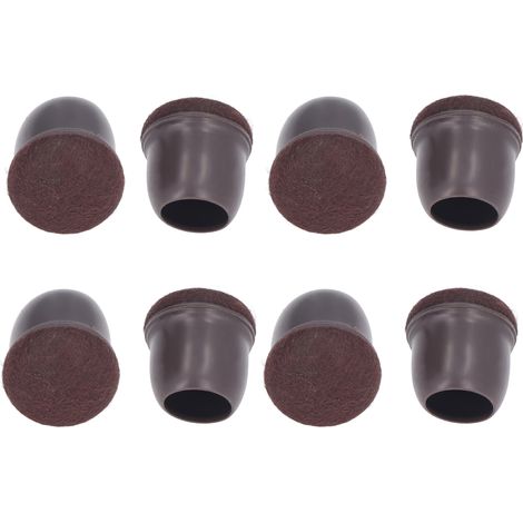 8 Coussins de Protection Pieds de Chaise, Tapis Antidérapant pour Meubles, Manchon Élastique pour Table Lit Armoire, Taille M, Lot de 8 (1/5)