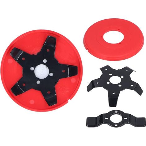 Cuchillas para desherbar, disco para desherbar, cabezal de desbrozadora, placa para desherbar para cortacésped, cabezal de repuesto universal para desherbar, placa multifuncional para desherbar (1/4)