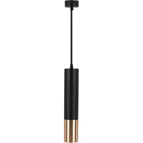 V-TAC LED Pendelleuchte Halter GU10 Aluminiumgehäuse Schwarz+Gold D:60300MM
