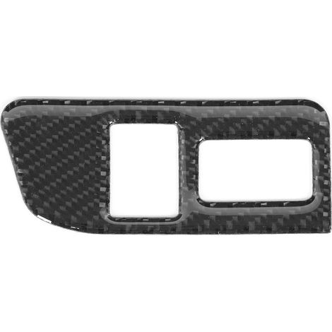 Garniture en fibre de carbone pour bouton de coffre, autocollant décoratif de commutateur, compatible avec Subaru BRZ 2013‑2017 conduite à droite (1/5)