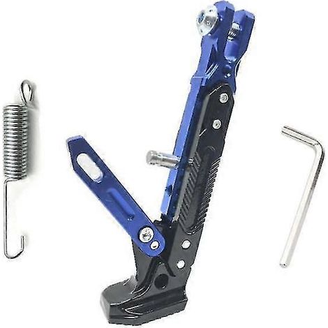 Verstellbare CNC-gefräste Motorrad-Fußstütze aus Metall, seitliche Halterung, langlebige, korrosionsbeständige Halterung, Motorradständer – 1 Stück