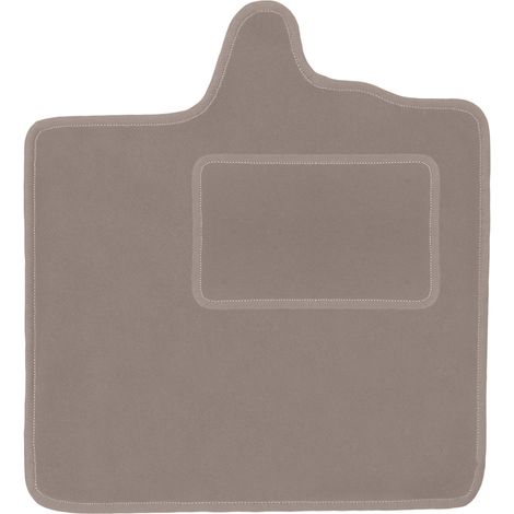 Fahrermatte aus Samt für: Smart ForTwo I Schrägheck (1998–2007), beige