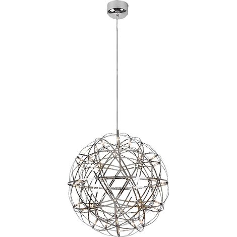 Suspension boule LED 12W Ø50 chromée Eudora Rabalux (1/5)