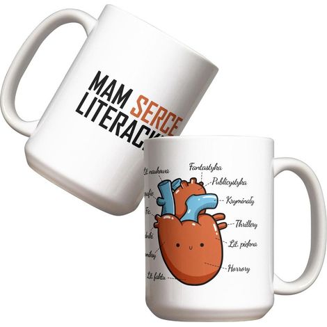 Tazza - Ho un cuore letterario 440 ml