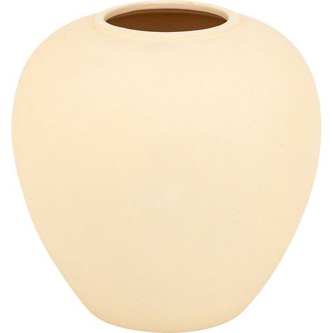 Kugelvase Rily Keramik Beige H22cm - Atmosphera créateur d'intérieur (1/2)