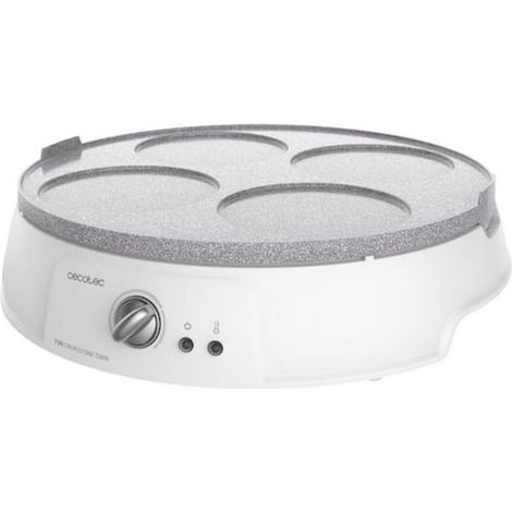Cecotec Crepera Fun Crepestone Twin bianco 1200 W (1/3)
