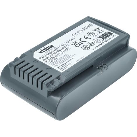 vhbw Battery compatible with Samsung Jet 65, Jet 60 Turbo, VS15A6031R4, Powerstick VS6000, VS15A6031R5, Jet 60 Vacuum Cleaner (3.4 Ah, 21.6 V, Li-Ion)