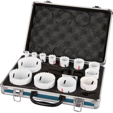 Makita D-47307 - Juego de sierras de corona de 16 piezas