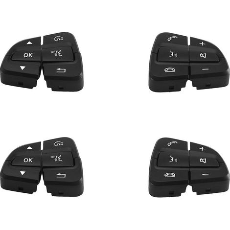 Lot de 2 boutons de commande au volant pour Mercedes-Benz Classe C GLC W205 W253 (références : 0999050300 et 0999050200) (1/5)