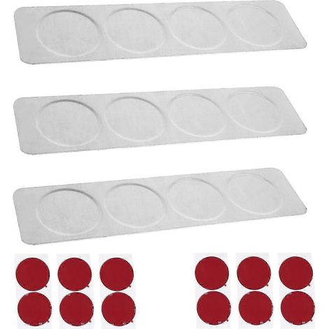 Support mural magnétique pour pots à épices en acier inoxydable, base pour pots à épices magnétiques js (1/5)