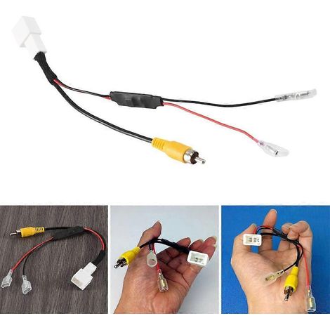 Adaptateur de câble de retenue pour sortie vidéo de caméra de recul à 4 broches (1/4)