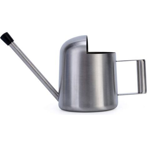 Arrosoir Epais en Acier Inoxydable Brossé 11OZ/300ml Long Bec Pot d’Arrosage Mini pour Bonsaï Fleurs Plantes dans Jardin Maison Bureau Patio