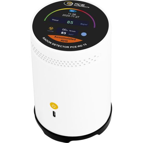 PCE Instruments PCE-RD 75 Radon-Messgerät mit Datenloggerfunktion kalibriert Werksstandard (ohne Ze (1/5)