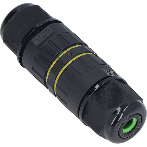 Connecteur étanche IP68 pour extérieur, traversant droit, 5 conducteurs, M25, 10-14 mm (1/5)