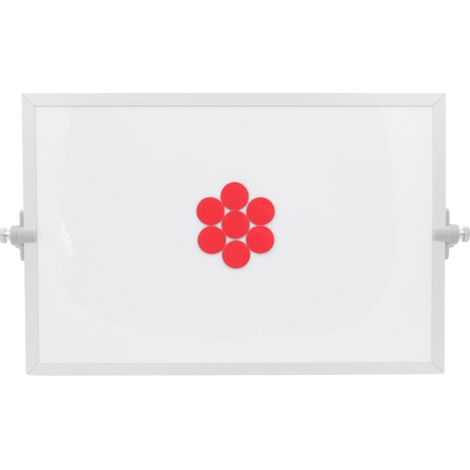 Symbole magnétique Cercle 2 cm rouge