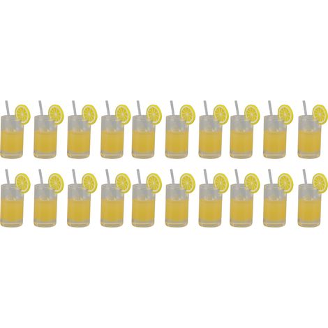 Lot de 20 mini gobelets résine pour maison de poupée, détails réalistes, échelle 1:12 et 1:6, décoration miniature. (1/5)