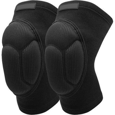 2 genouillères professionnelles épaisses en gel pour le sport et le travail, protection des jambes, sécurité et confort. (1/3)