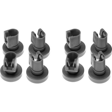 Roues de lave-vaisselle - Panier supérieur - 8 pièces - 24 mm - Compatible Ikea, AEG, Electrolux, Zanussi - Roues de rechange (1/3)
