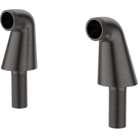 Essebagno Standfuß für Wannenrandarmatur in Gunmetal