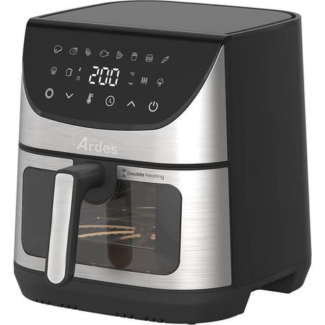 Ardes 0000066711 Friggitrice ad aria 8 L 1600 W 12 programmi display touch colore Nero