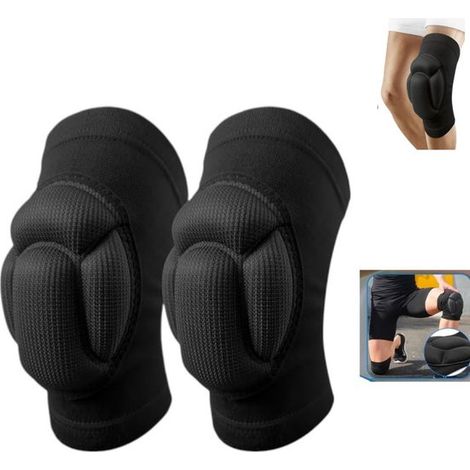 Confezione da 1 ginocchiera da pallavolo - Taglia M - Benda compressiva nera per artrite e rotula (1/5)