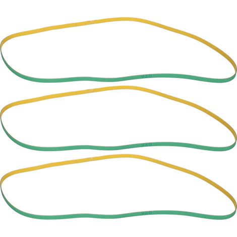 3pcs Artificial Leather Flat Belt 37.8in Perimeter Replacement Accessory for 801 Skiving Machine (1/5)