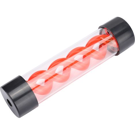 Réservoir d'eau 200 mm avec filetage G1/4 pour refroidisseur d'ordinateur de bureau PC (accessoire rouge) (1/5)