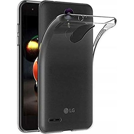 COVER POSTERIORE TRASPARENTE PER LG K8 2018/ K9 + VETRO (1/5)