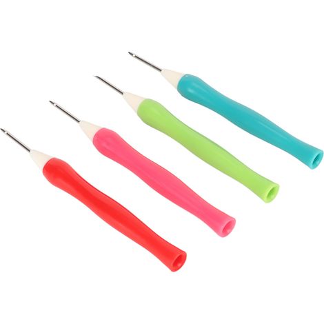 Ensemble de 4 outils de broderie à l'aiguille, stylo de 1,6 mm de diamètre en ABS, cadeau idéal pour la fête des mères. (1/5)