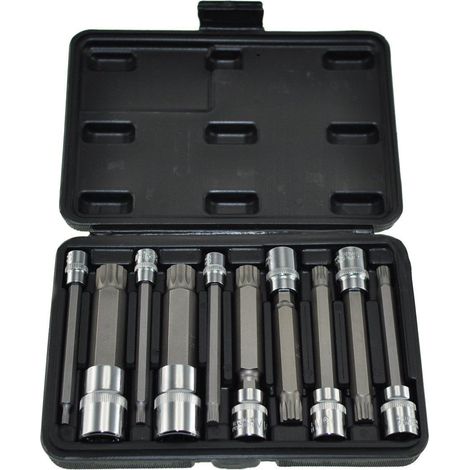 10pcs Largas Puntas Torx con Adaptadores Llave De Carraca (1/5)