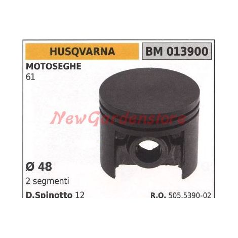 Pistone motosega 61 Ø48mm HUSQVARNA 013900