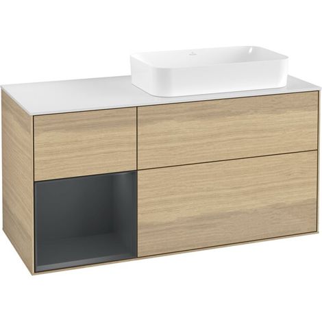Villeroy & Boch F681HGPC Meuble sous-lavabo Finion F68 (1/2)
