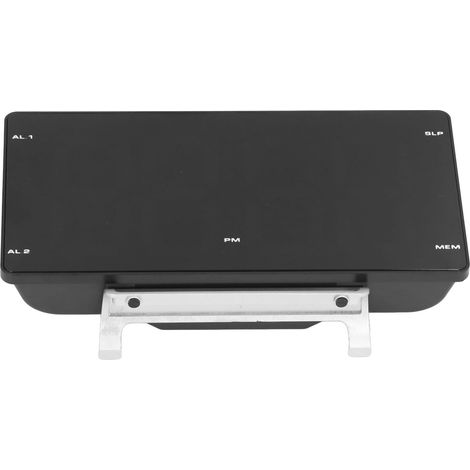 Digitaler LED-Wecker mit großem Display, USB-Ladefunktion, FM-Radio, 9 Leuchtmodi und Weckfunktion für Büro, Schlafzimmer oder Studentenwohnheim (1/5)