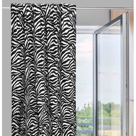 TENDA ZEBRA ZEBRATA BIANCO NERA CM. 140X280 MADE IN ITALY