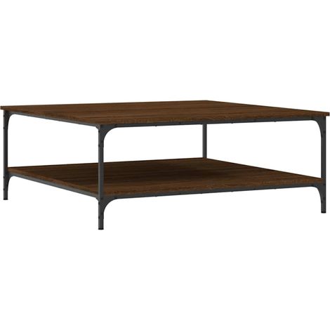 Maison Exclusive - Tavolino Salotto Rovere Marrone 100x100x40 cm Legno Multistrato
